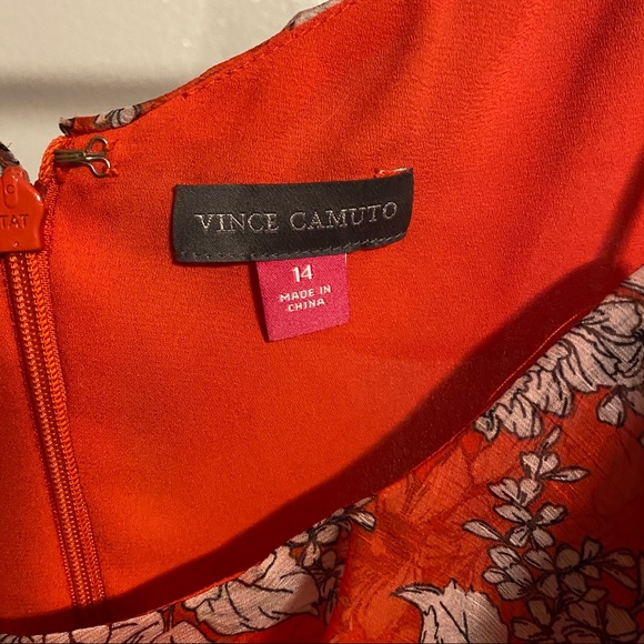 Vince Camuto Asymmetrical Floral Dress - Picture 5 of 6